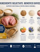 EXCLUSION Monoprotein Veterinary Diet Formula Renal M-XL Porc și Sorg dietă veterinară hrană uscată monoproteică câini sistem renal 12kg